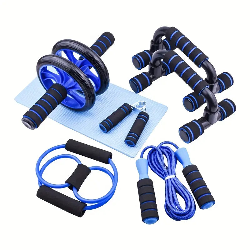 Kit de Fitness 7 en 1 para Casa y Gimnasio – Set de Entrenamiento Completo