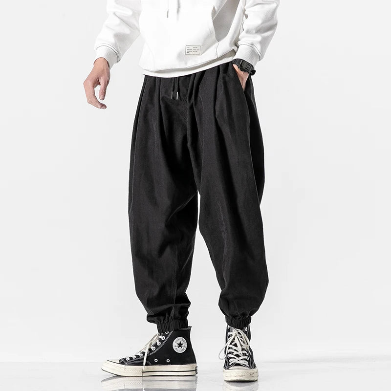 Pantalones Harem Oversize para Hombre – Streetwear Hip Hop, Bombachos Informales y Chándal de Moda, Tallas M–5XL