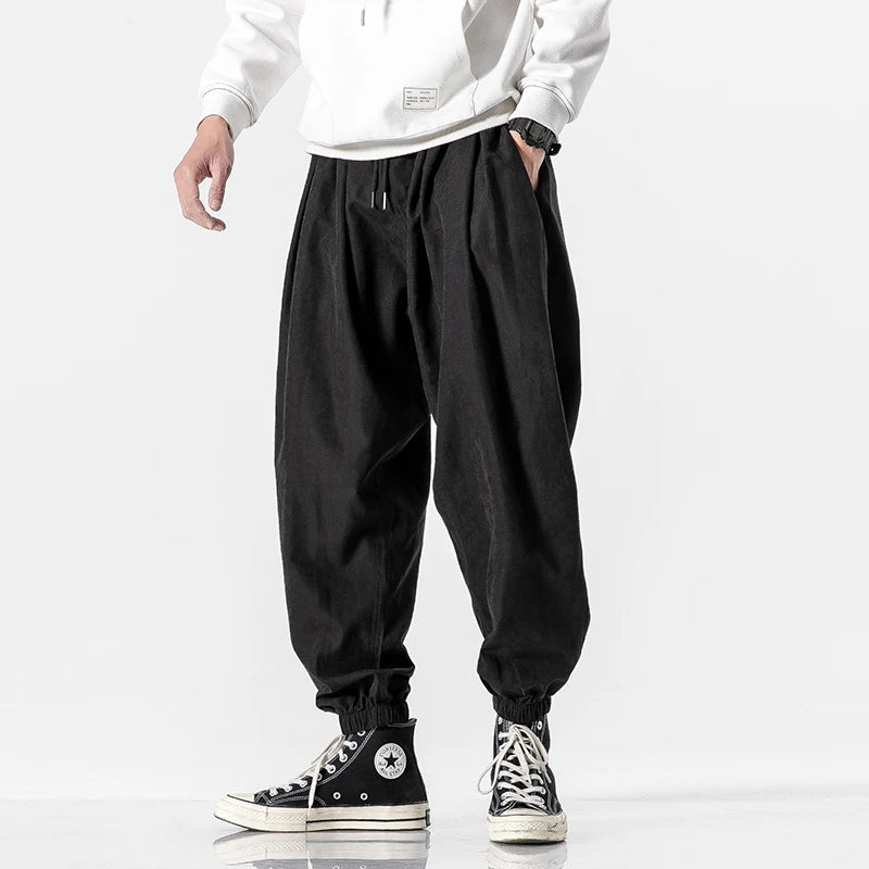 Pantalones Harem Oversize para Hombre – Streetwear Hip Hop, Bombachos Informales y Chándal de Moda, Tallas M–5XL