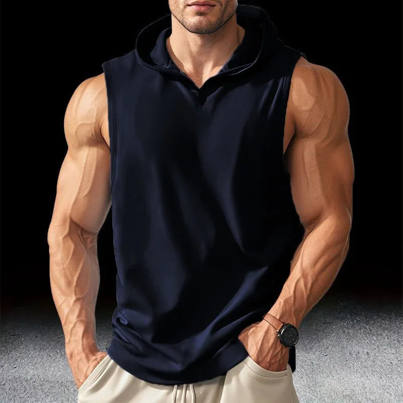 Camiseta Sin Mangas para Hombre – Chaleco Deportivo de Running, Gimnasio y Entrenamiento, Verano