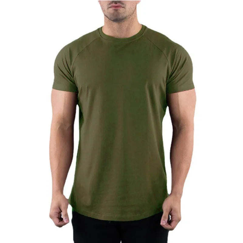 Camiseta Gym Ajustada para Hombre | Algodón Elástico y Transpirable para Entrenamientos Intensos y Fitness (Varios Talles)