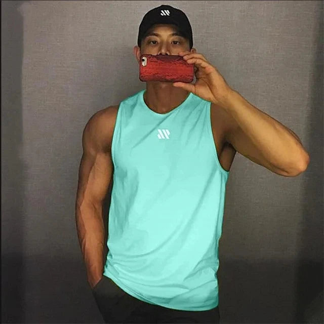 Camiseta Sin Mangas Hombre – Chaleco Malla Transpirable Secado Rápido | Gym y Fitness