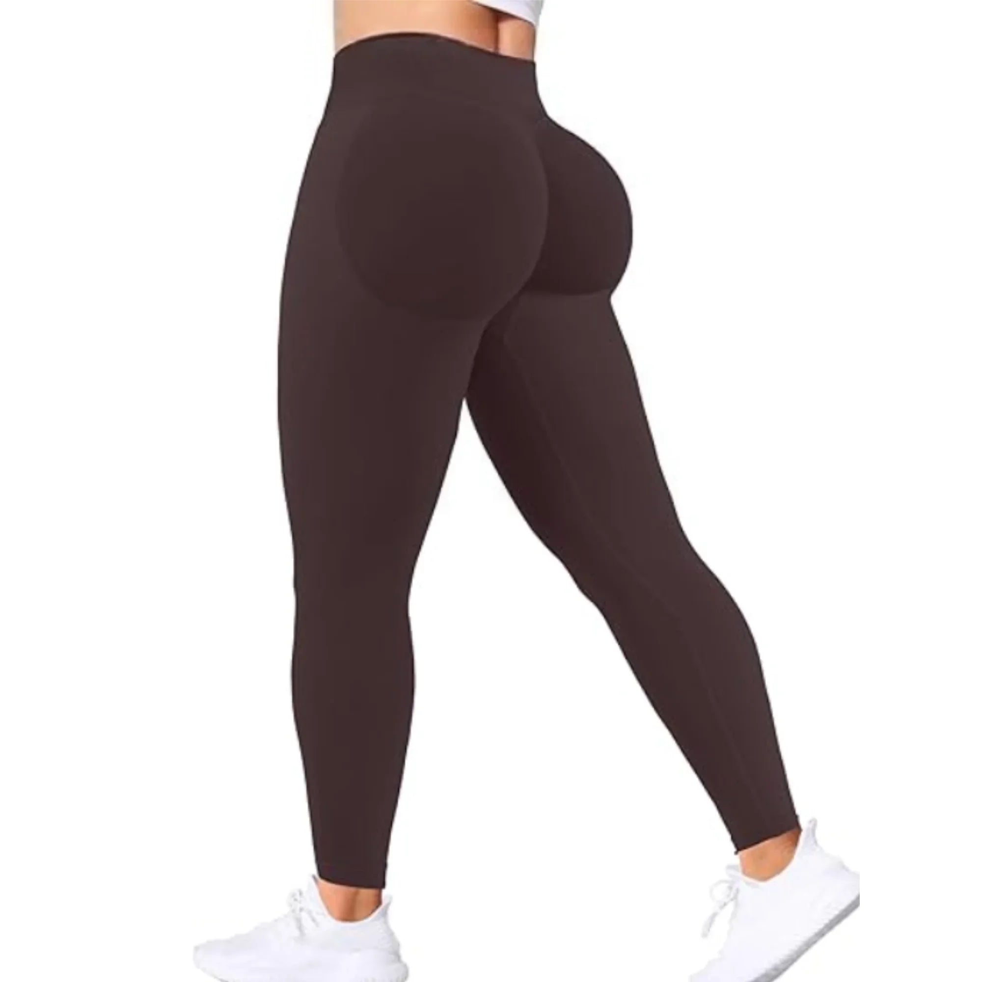 Leggings de Yoga Sin Costuras para Mujer – Cintura Alta Push-Up para Gym y Fitness