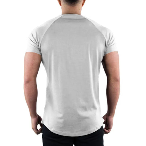 Camiseta Gym Ajustada para Hombre | Algodón Elástico y Transpirable para Entrenamientos Intensos y Fitness (Varios Talles)