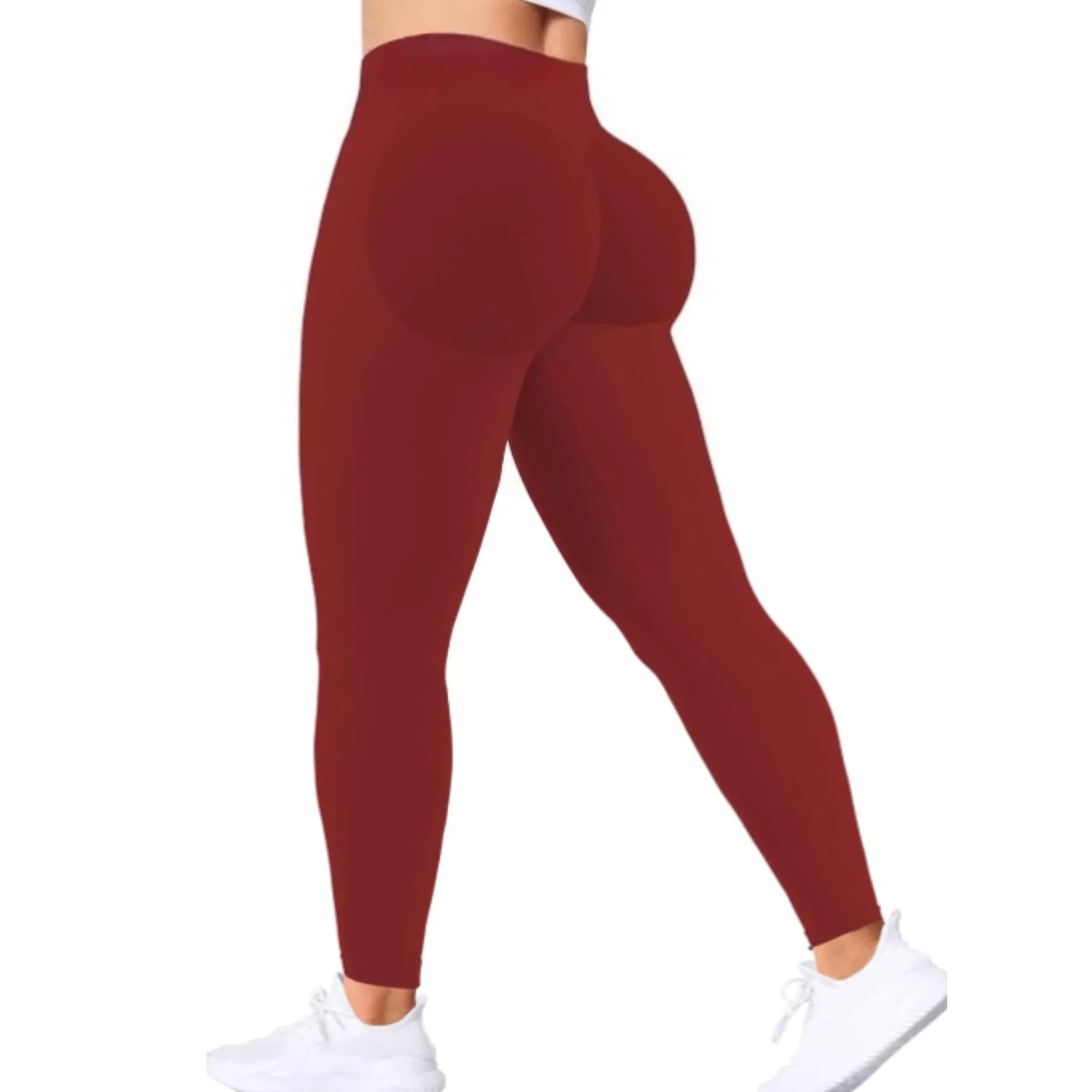 Leggings de Yoga Sin Costuras para Mujer – Cintura Alta Push-Up para Gym y Fitness
