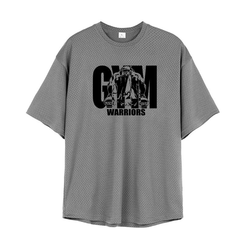 Camiseta Deportiva Oversize Atravex™ de Malla Transpirable – Máxima Ventilación en Entrenamientos Intensos