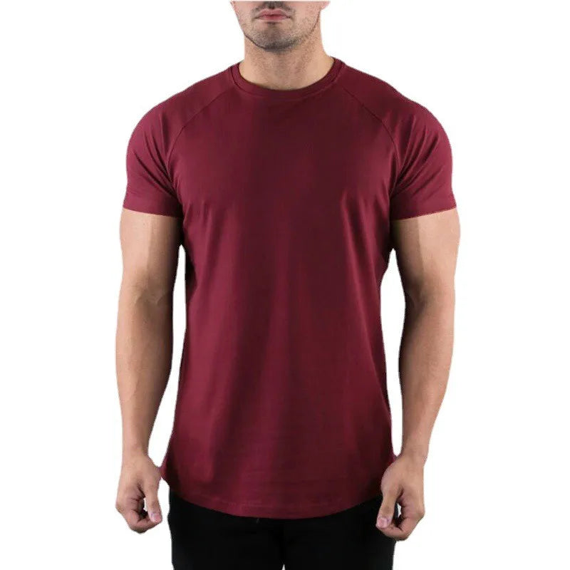 Camiseta Gym Ajustada para Hombre | Algodón Elástico y Transpirable para Entrenamientos Intensos y Fitness (Varios Talles)