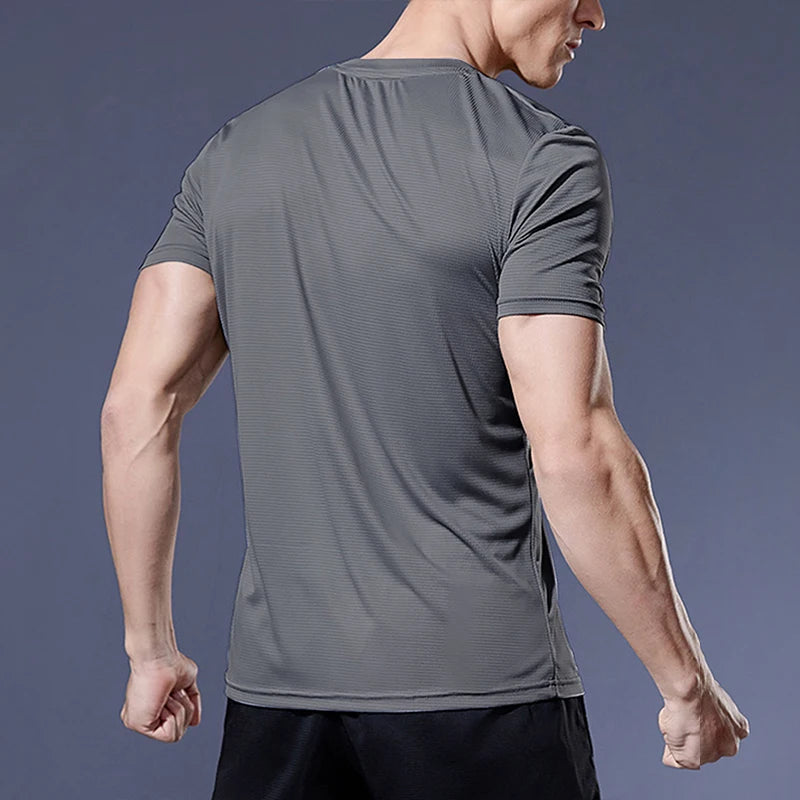 Camiseta Deportiva de Compresión para Hombre – Gym, Running, Fútbol y Cross Training, Secado Rápido y Ajuste Atlético