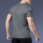 Camiseta Deportiva de Compresión para Hombre – Gym, Running, Fútbol y Cross Training, Secado Rápido y Ajuste Atlético