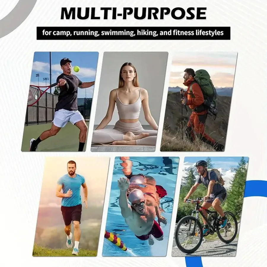 Toalla de Gimnasio de Microfibra – Secado Rápido, Ultra Absorbente y Compacta para Deportes y Fitness, Unisex