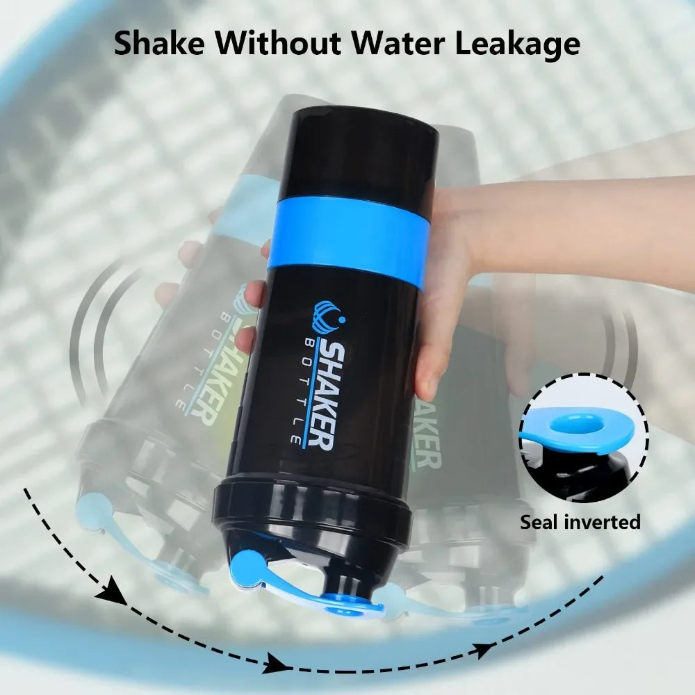 Shaker Premium ATRAVEX™ 600 ml | Mezclador de Proteínas, Pre-Entreno y Suplementos – Batidos Sin Grumos