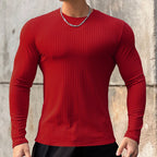 Camiseta Deportiva de Manga Larga para Hombre | Ajustada, Transpirable y de Secado Rápido para Running, Gimnasio y Deportes al Aire Libre