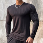 Camiseta Deportiva de Manga Larga para Hombre | Ajustada, Transpirable y de Secado Rápido para Running, Gimnasio y Deportes al Aire Libre
