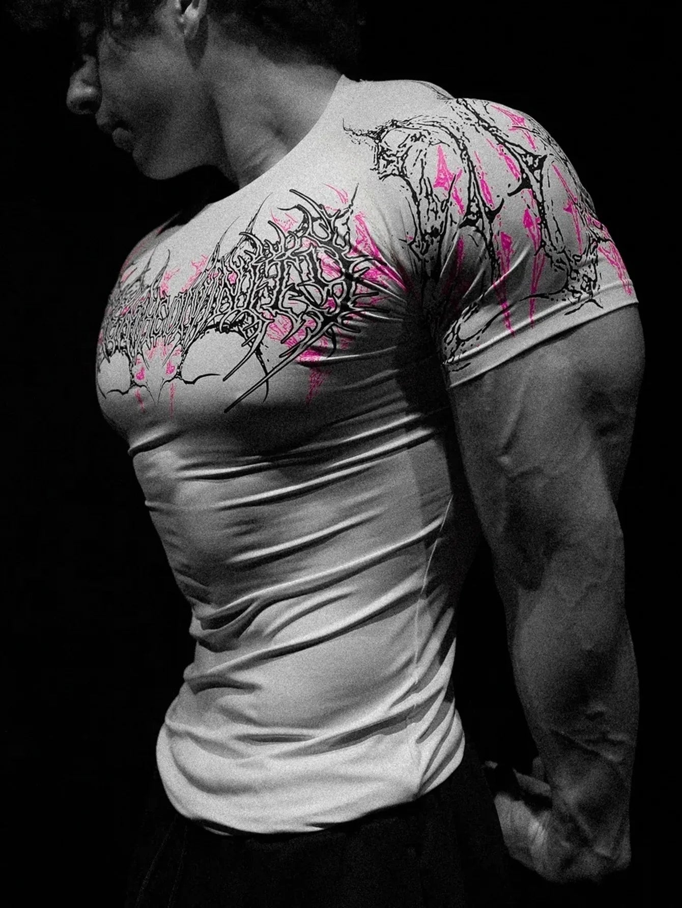 Camiseta de Compresión para Gimnasio Hombre | Manga Corta, Secado Rápido, Transpirable y Ajuste Ceñido para Fitness y Culturismo