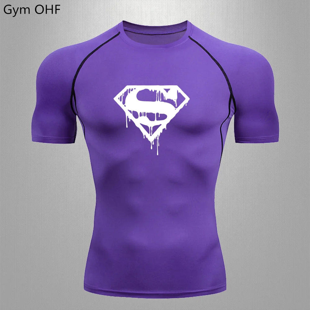 Rashguard Hombre Compresión – Hero Print MMA, Crossfit, Gym y Boxeo, Secado Rápido