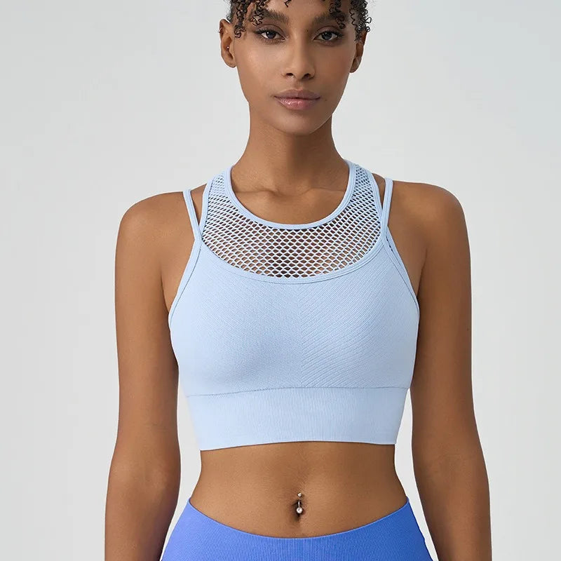 Sujetador Deportivo Push Up para Mujer PEIRESA | Top Transpirable para Yoga, Fitness y Gimnasio – Comodidad y Soporte Total