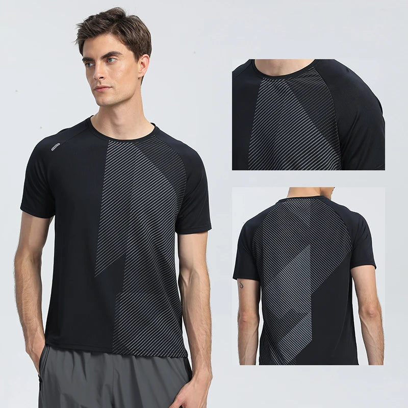 Camiseta Deportiva de Secado Rápido para Hombre – Transpirable y Ligera para Running, Fitness y Entrenamiento