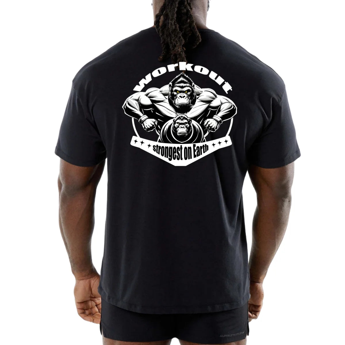 Camiseta Deportiva de Algodón para Hombre – Manga Corta, Gimnasio, Culturismo y Entrenamiento