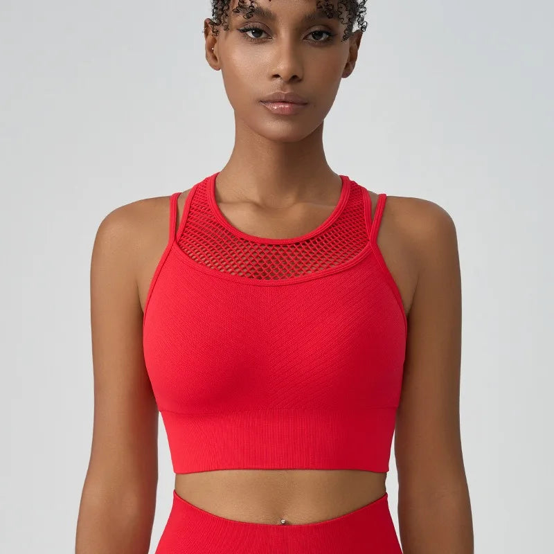 Sujetador Deportivo Push Up para Mujer PEIRESA | Top Transpirable para Yoga, Fitness y Gimnasio – Comodidad y Soporte Total