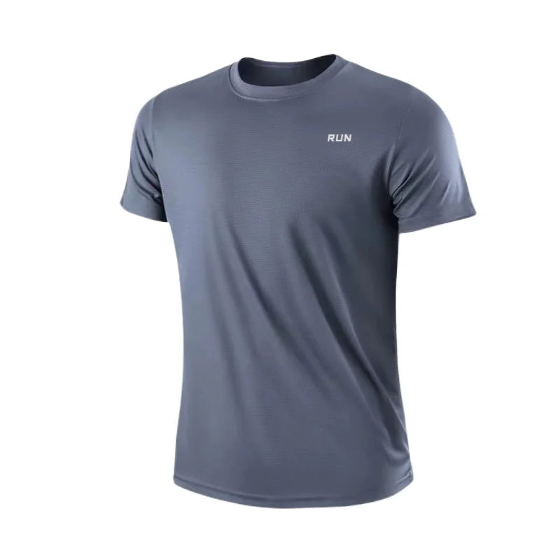 Camiseta Deportiva Manga Corta Hombre – Gym, Running, Fútbol y Cross Training, Secado Rápido y Ajuste Atlético