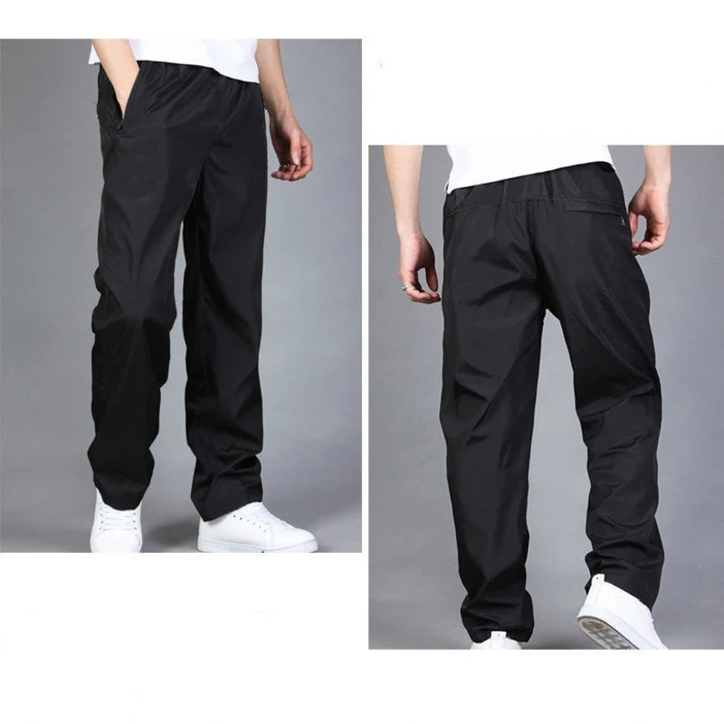 Pantalones de Chándal para Hombre – Deportivos, Transpirables y de Secado Rápido, Corte Recto y Cintura Elástica para Running y Primavera