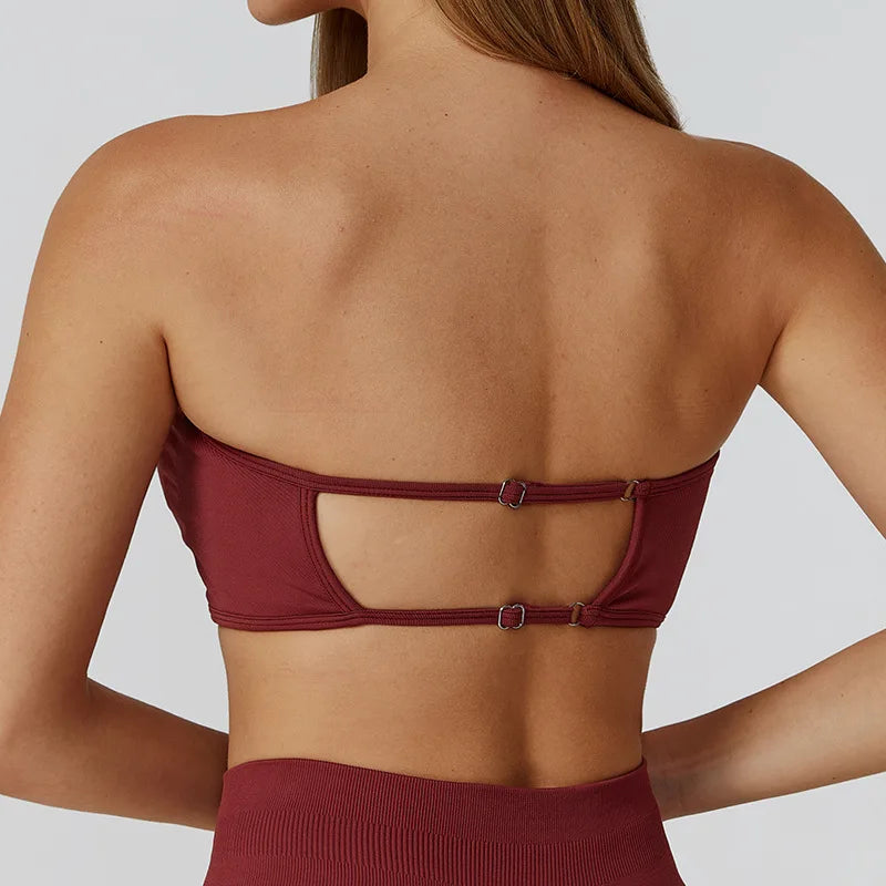 Sujetador Deportivo de Alta Intensidad para Mujer | Top Push Up Sin Costuras para Yoga, Gym y Fitness – Soporte Máximo