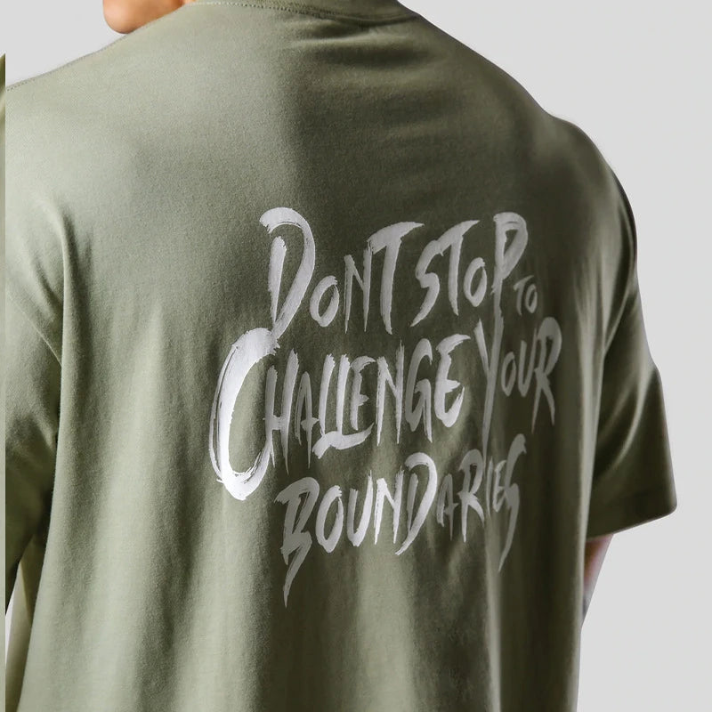 Camiseta Deportiva Hombre Holgada – Algodón Transpirable Loose Fit | Gym, Fitness y Running