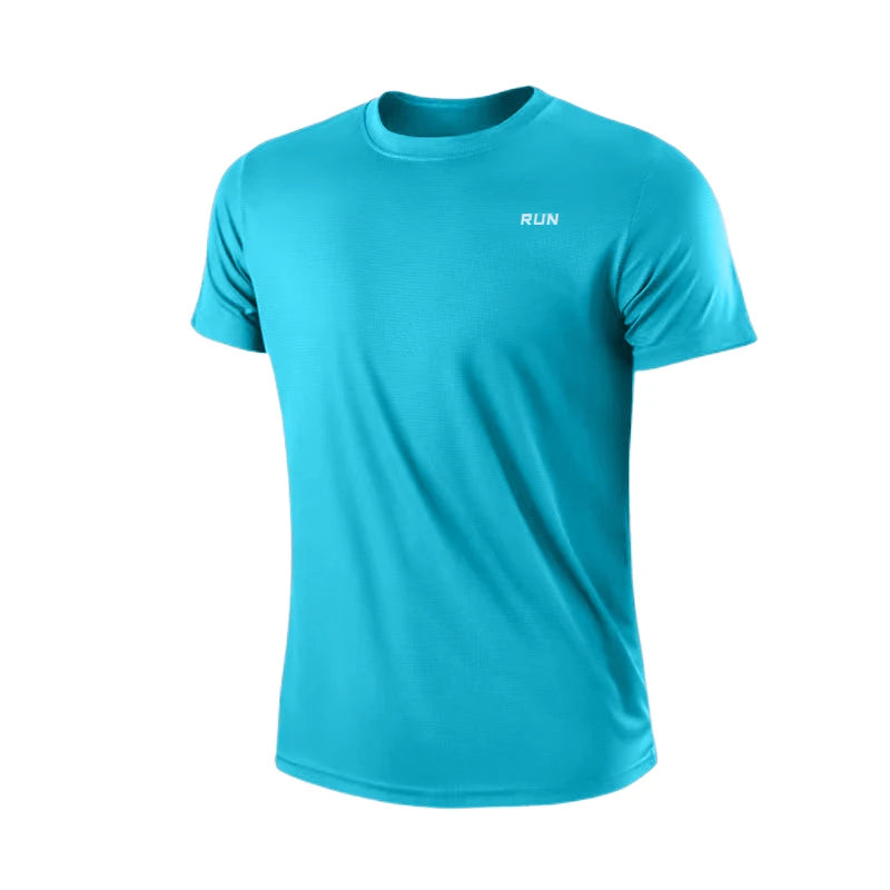 Camiseta Deportiva Manga Corta Hombre – Gym, Running, Fútbol y Cross Training, Secado Rápido y Ajuste Atlético