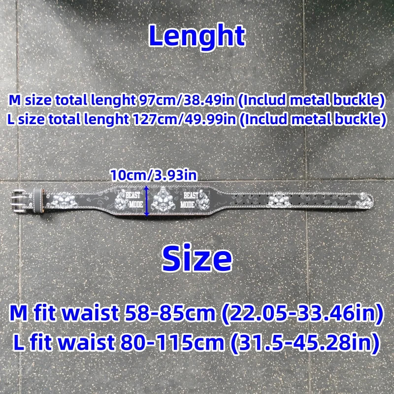 Cinturón de Levantamiento Atravex™ 10 cm / 6 mm – Soporte Lumbar Profesional para Fuerza