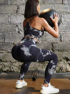 Conjunto Deportivo Atravex™ Mujer – Sujetador y Leggings de Cintura Alta para Rendimiento y Definición
