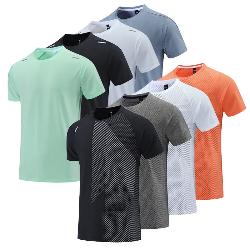 Camiseta Deportiva de Secado Rápido para Hombre – Transpirable y Ligera para Running, Fitness y Entrenamiento