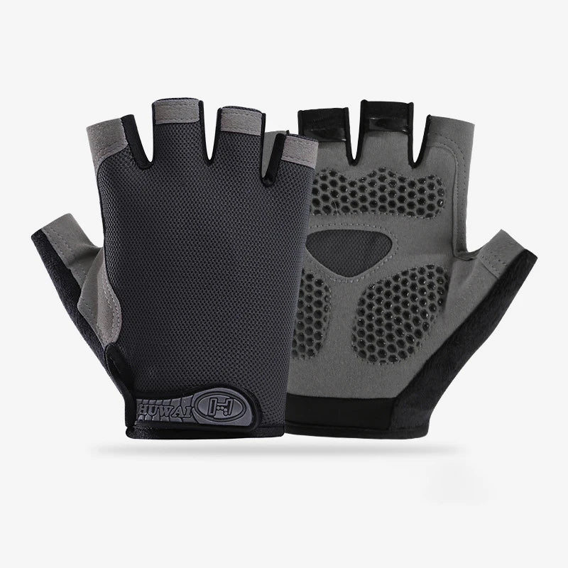 Guantes de Gimnasio Antideslizantes Unisex – Sin Dedos, Transpirables y Comfortables