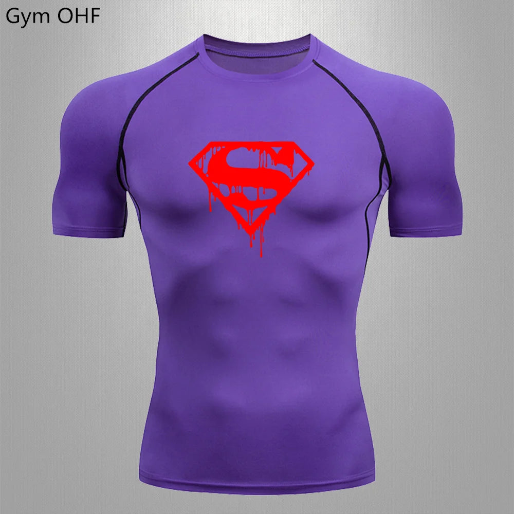 Rashguard Hombre Compresión – Hero Print MMA, Crossfit, Gym y Boxeo, Secado Rápido