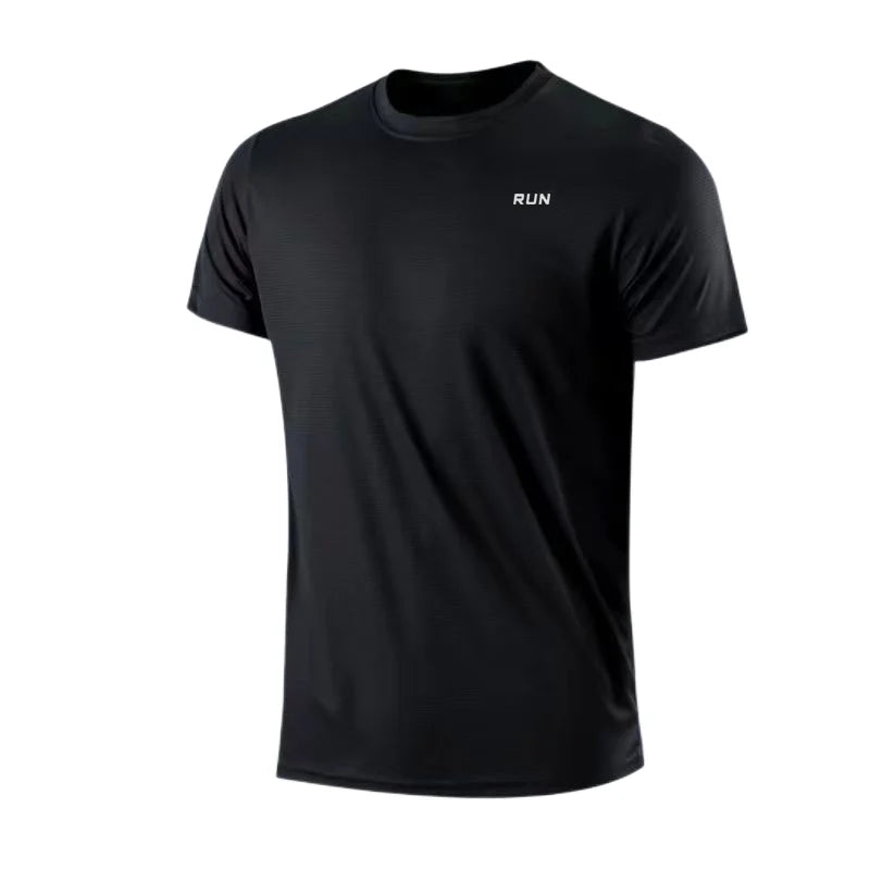 Camiseta Deportiva Manga Corta Hombre – Gym, Running, Fútbol y Cross Training, Secado Rápido y Ajuste Atlético