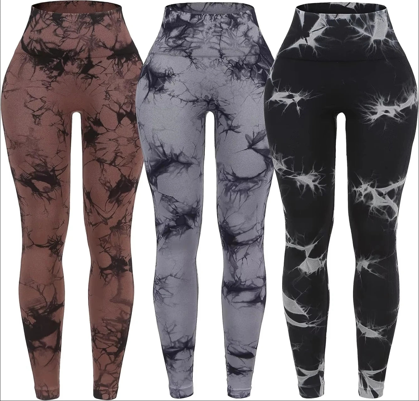 Mallas de Yoga CZGUKE para Mujer – Leggings Fitness Push Up, Cintura Alta y Sin Costuras
