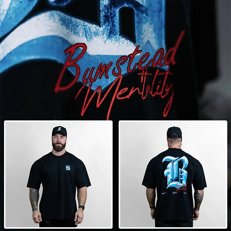 Camiseta Gym Oversize para Hombre | Ligera, Transpirable y de Secado Rápido para Fitness, Running y Culturismo