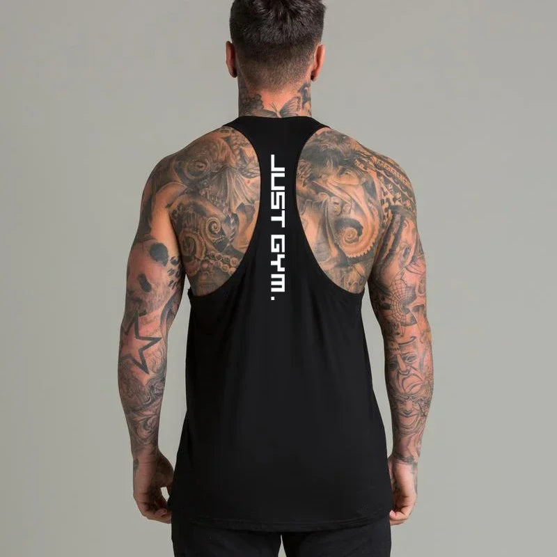 Camiseta Tirantes Hombre – Algodón Transpirable a Rayas | Gym, Running y Estilo Urbano