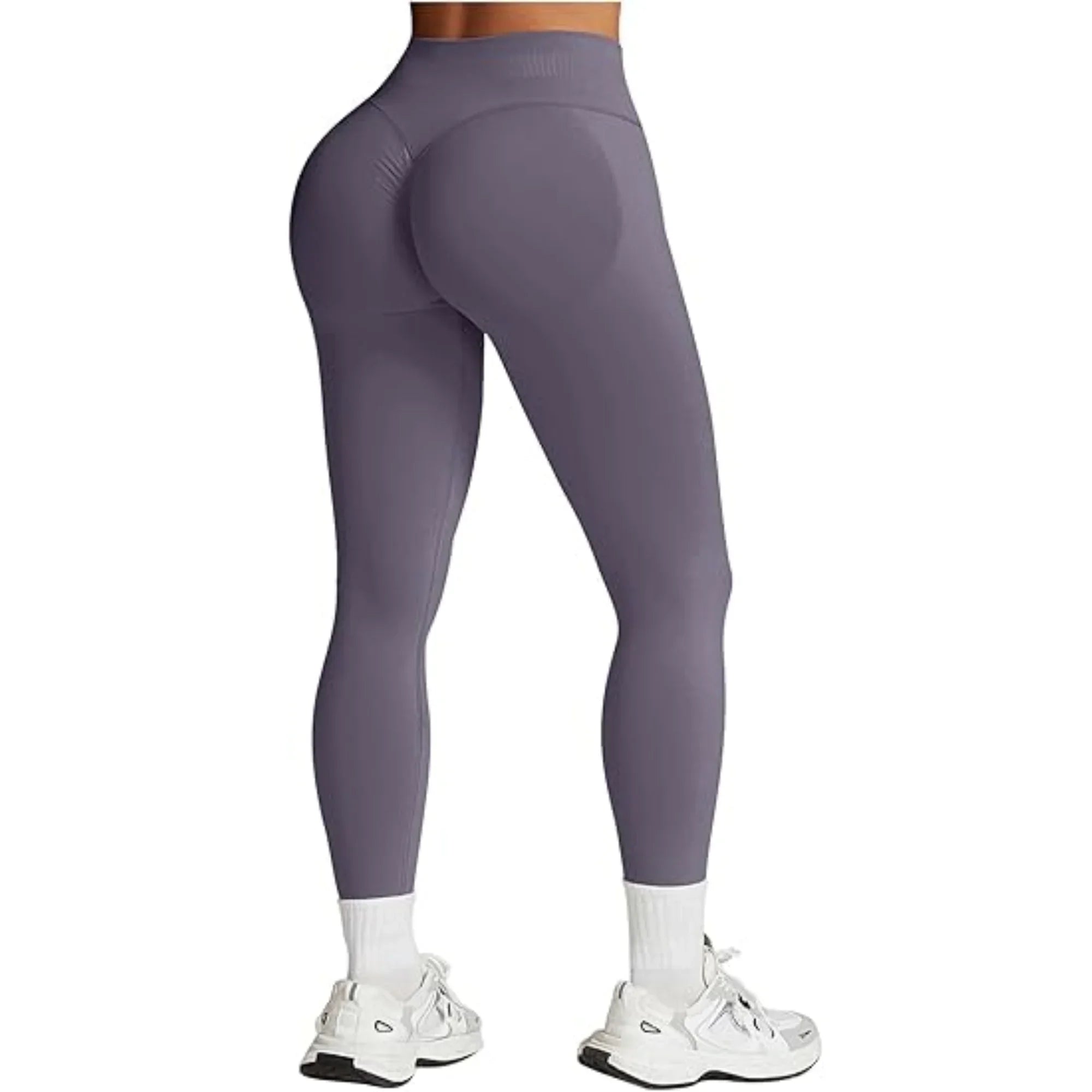 Leggings de Yoga Sin Costuras para Mujer – Cintura Alta Push-Up para Gym y Fitness