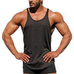 Chaleco sin Mangas de Algodón 100% para Hombre – Tank Top Fitness, Gimnasio y Culturismo