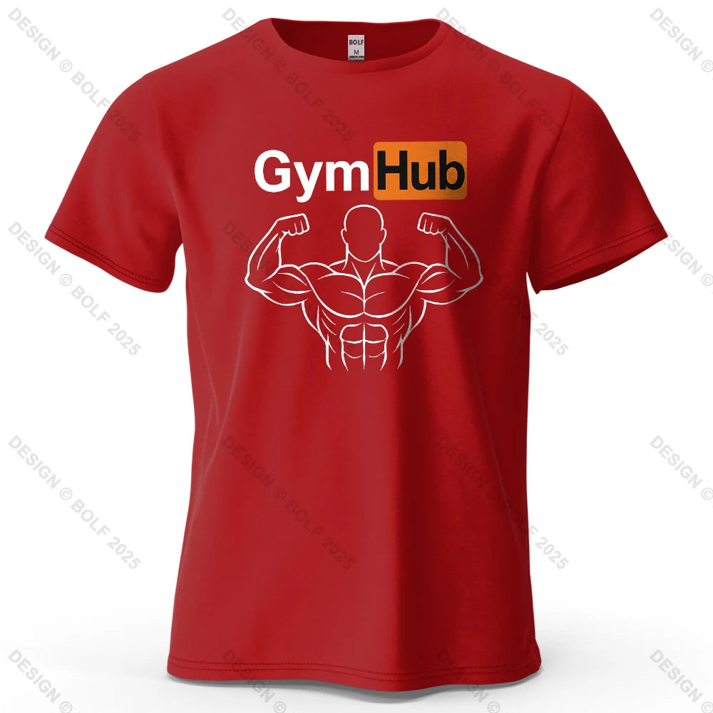 Camiseta Oversize GymHub para Hombre | 100% Algodón Premium, Estilo Minimalista, Streetwear y Fitness, Unisex