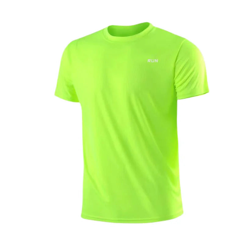 Camiseta Deportiva Manga Corta Hombre – Gym, Running, Fútbol y Cross Training, Secado Rápido y Ajuste Atlético