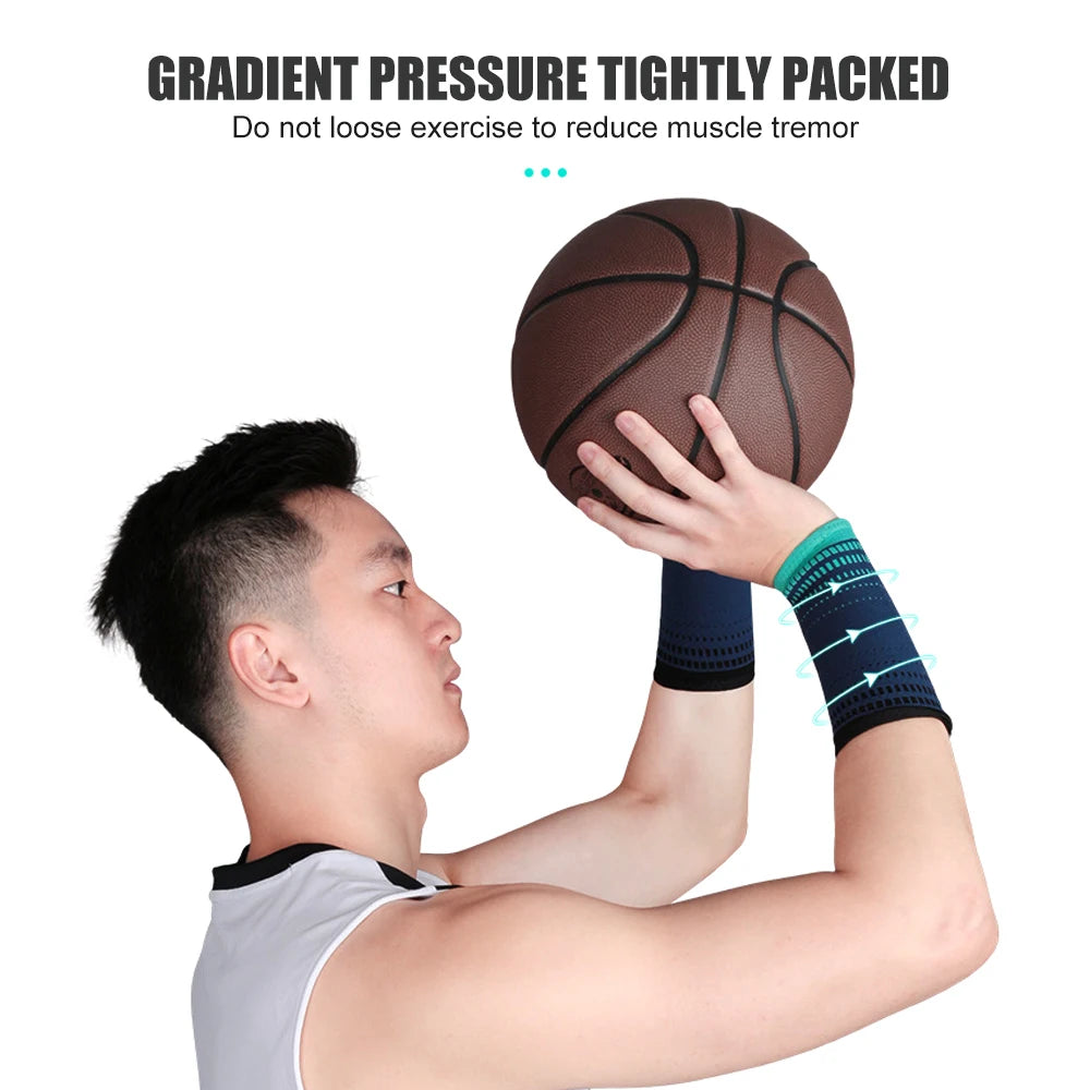 Pulseras Deportivas BraceTop™ | Alta Absorción de Sudor y Soporte Ligero para Muñeca en Entrenamiento y Deporte (1 Par)