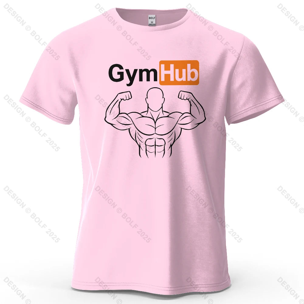 Camiseta Oversize GymHub para Hombre | 100% Algodón Premium, Estilo Minimalista, Streetwear y Fitness, Unisex
