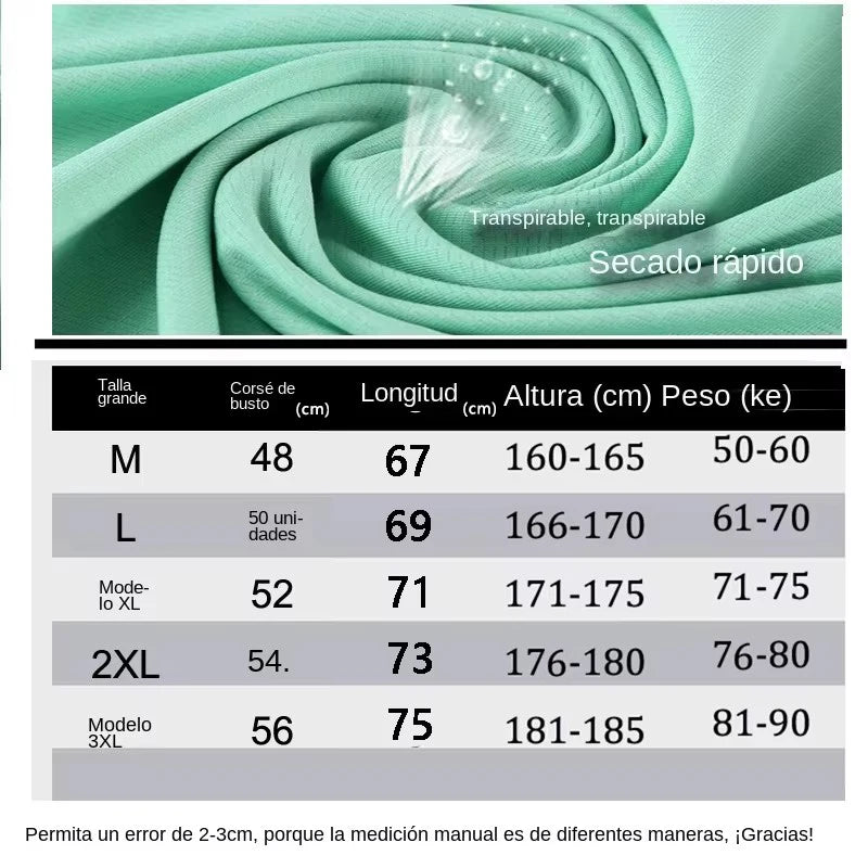 Camiseta Deportiva de Secado Rápido para Hombre – Transpirable y Ligera para Running, Fitness y Entrenamiento