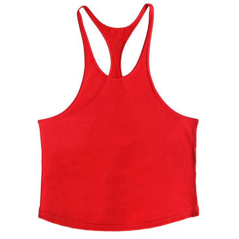 Chaleco sin Mangas de Algodón 100% para Hombre – Tank Top Fitness, Gimnasio y Culturismo