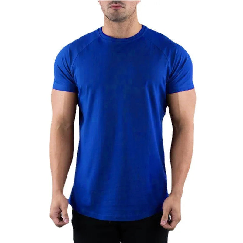Camiseta Gym Ajustada para Hombre | Algodón Elástico y Transpirable para Entrenamientos Intensos y Fitness (Varios Talles)