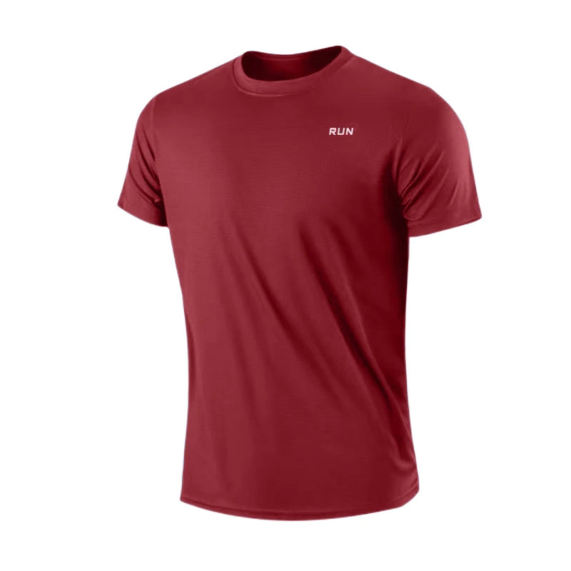 Camiseta Deportiva Manga Corta Hombre – Gym, Running, Fútbol y Cross Training, Secado Rápido y Ajuste Atlético