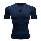 Camiseta de Compresión Deportiva para Hombre – Manga Corta de Secado Rápido para Running y Gym