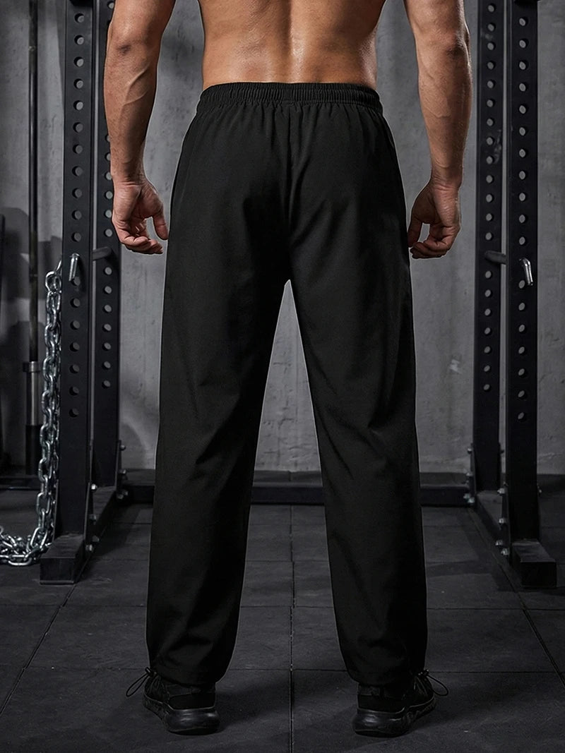 Pantalones Deportivos de Moda para Hombre – Gimnasio, Running y Entrenamiento, Transpirables y de Secado Rápido con Bolsillos Laterales