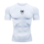 Camiseta de Compresión Deportiva para Hombre – Manga Corta de Secado Rápido para Running y Gym